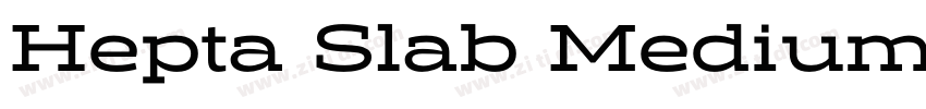 Hepta Slab Medium字体转换